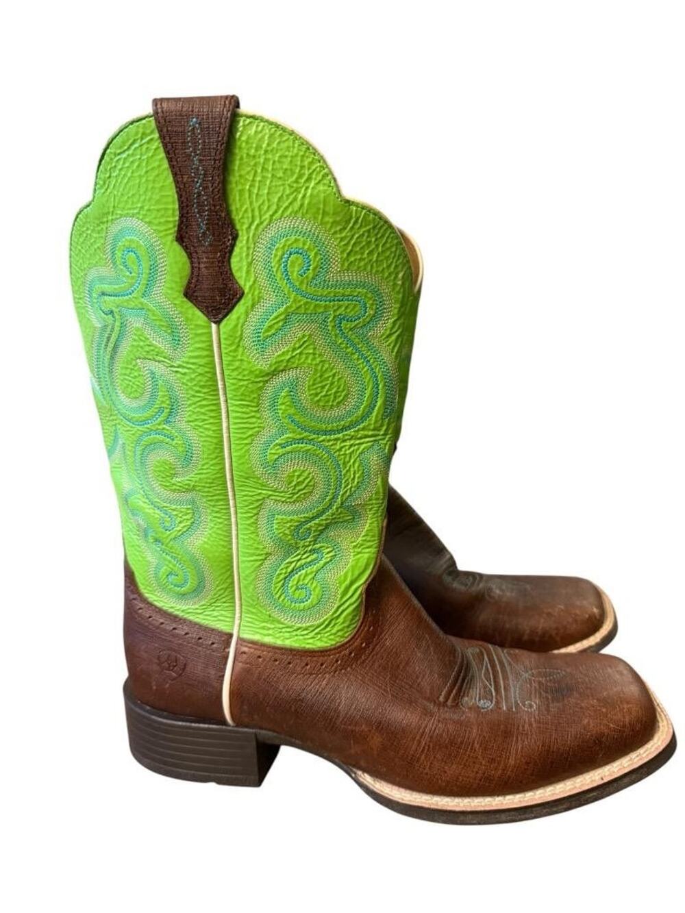 Ariat Quickdraw Square Toe Cowboy Boot Women size 8.5